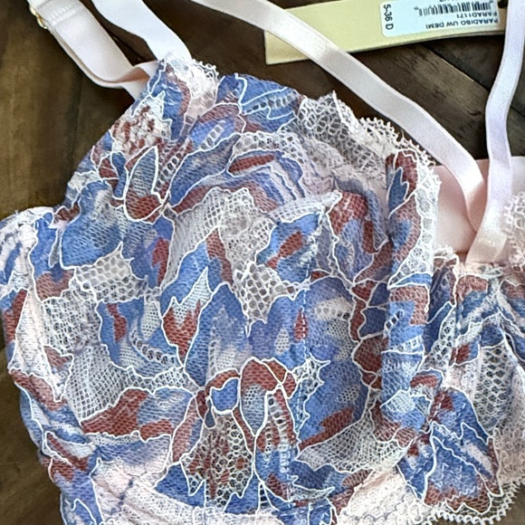 Cosabella Paradiso Lace Demi Bra - Pink Lilly- Size 36D- NWT - Picture 2 of 6